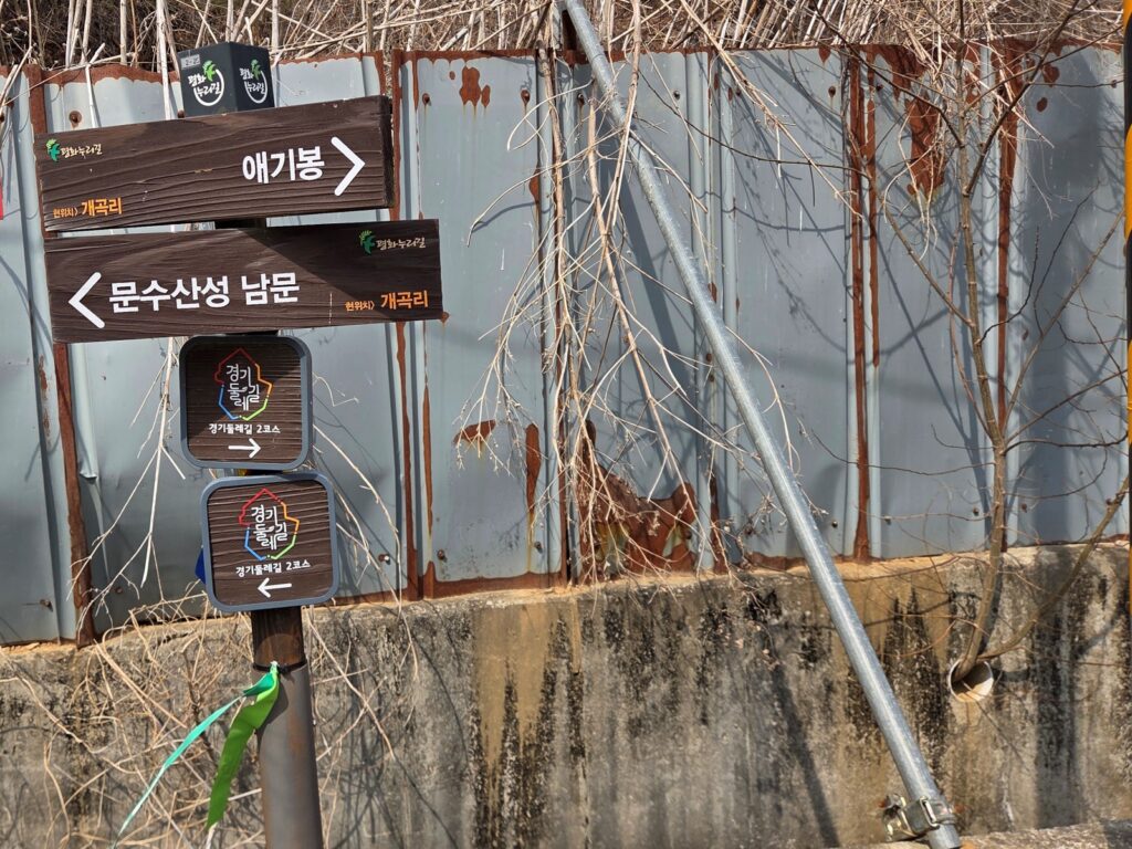 경기둘레길 2코스, 코스 안내표지판