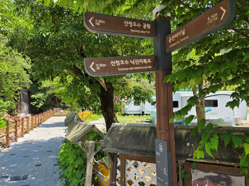 경기둘레길 15코스, 안내 표지판