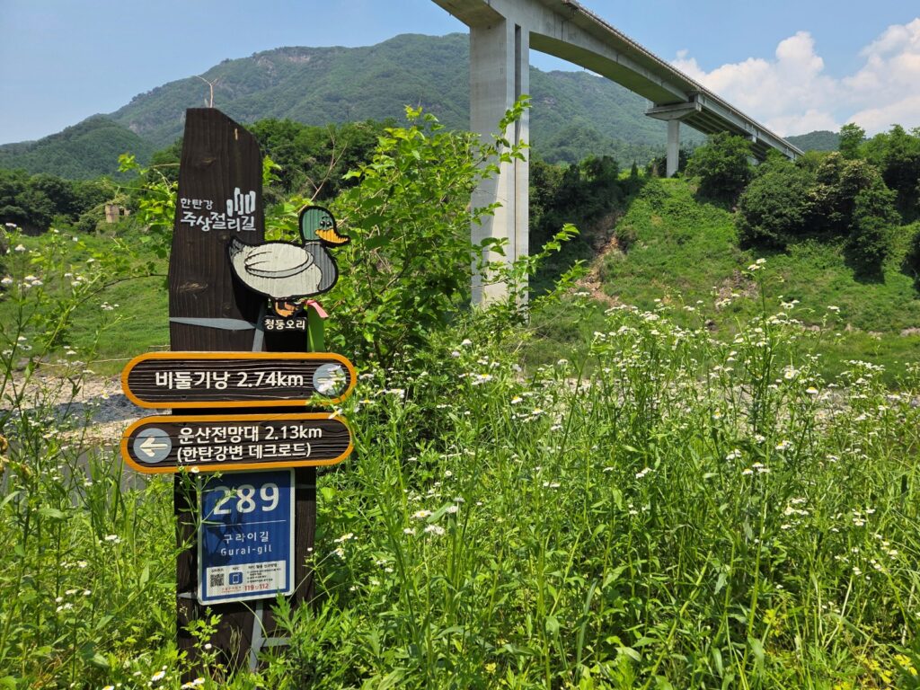 경기둘레길 13코스, 코스 안내 이정표